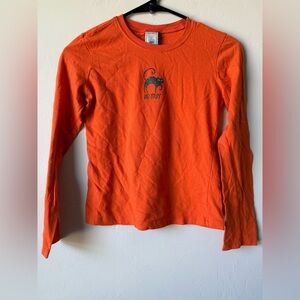 Old Navy Kids Bright Orange Long Sleeve Tee